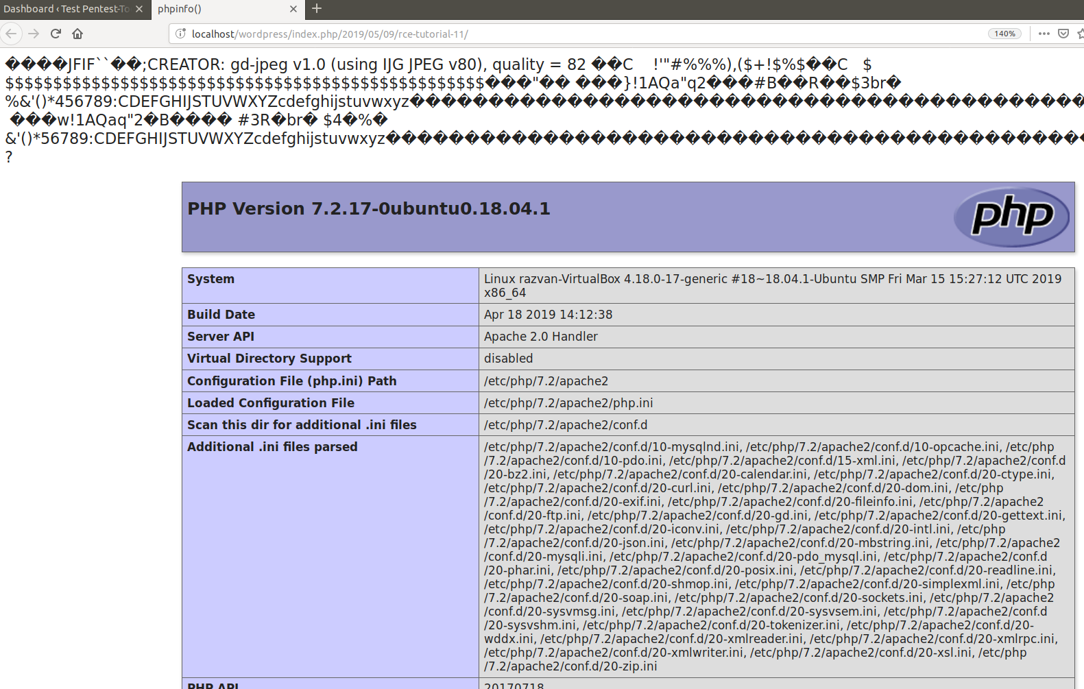 HTTP request in browser